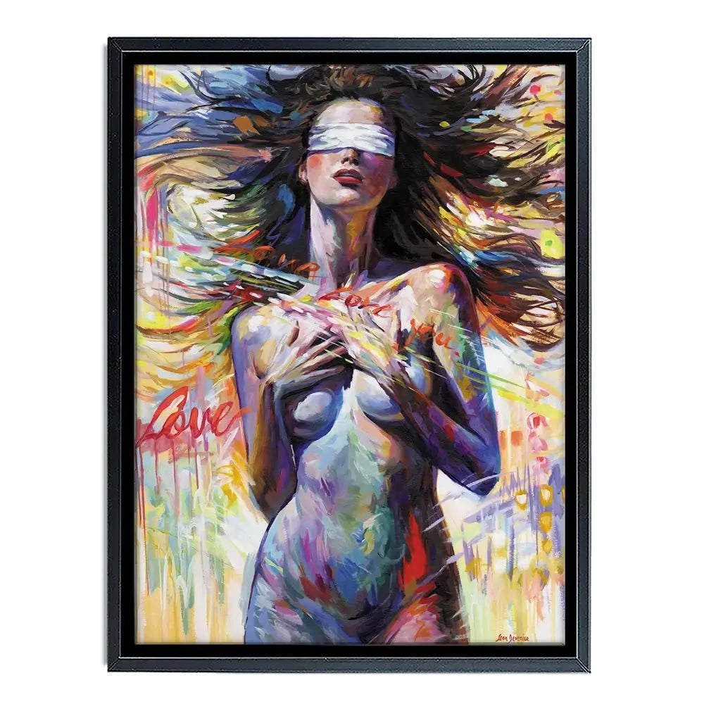 Blind Devotion Canvas Print Blind Devotion Canvas Print wall art product Leon Devenice