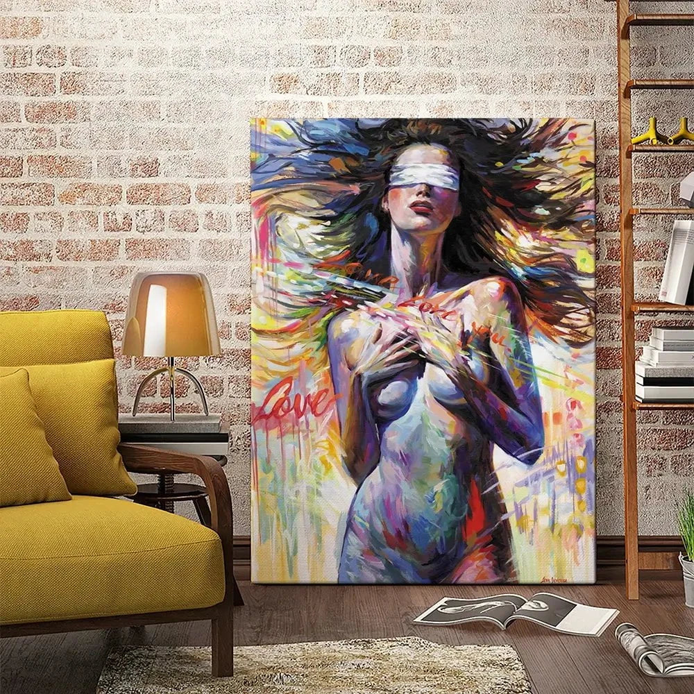 Blind Devotion Canvas Print Blind Devotion Canvas Print wall art product Leon Devenice