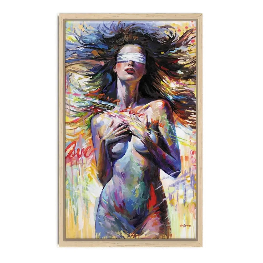 Blind Devotion Canvas Print Blind Devotion Canvas Print wall art product Leon Devenice