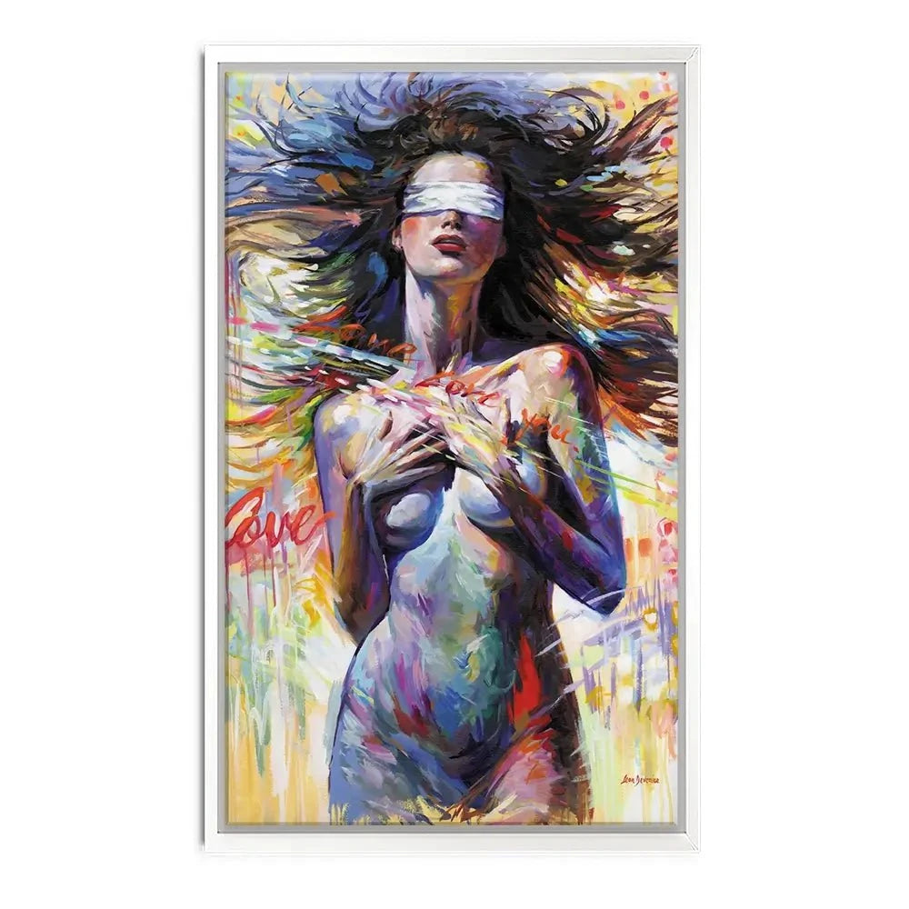 Blind Devotion Canvas Print Blind Devotion Canvas Print wall art product Leon Devenice