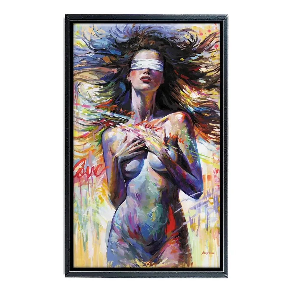 Blind Devotion Canvas Print Blind Devotion Canvas Print wall art product Leon Devenice