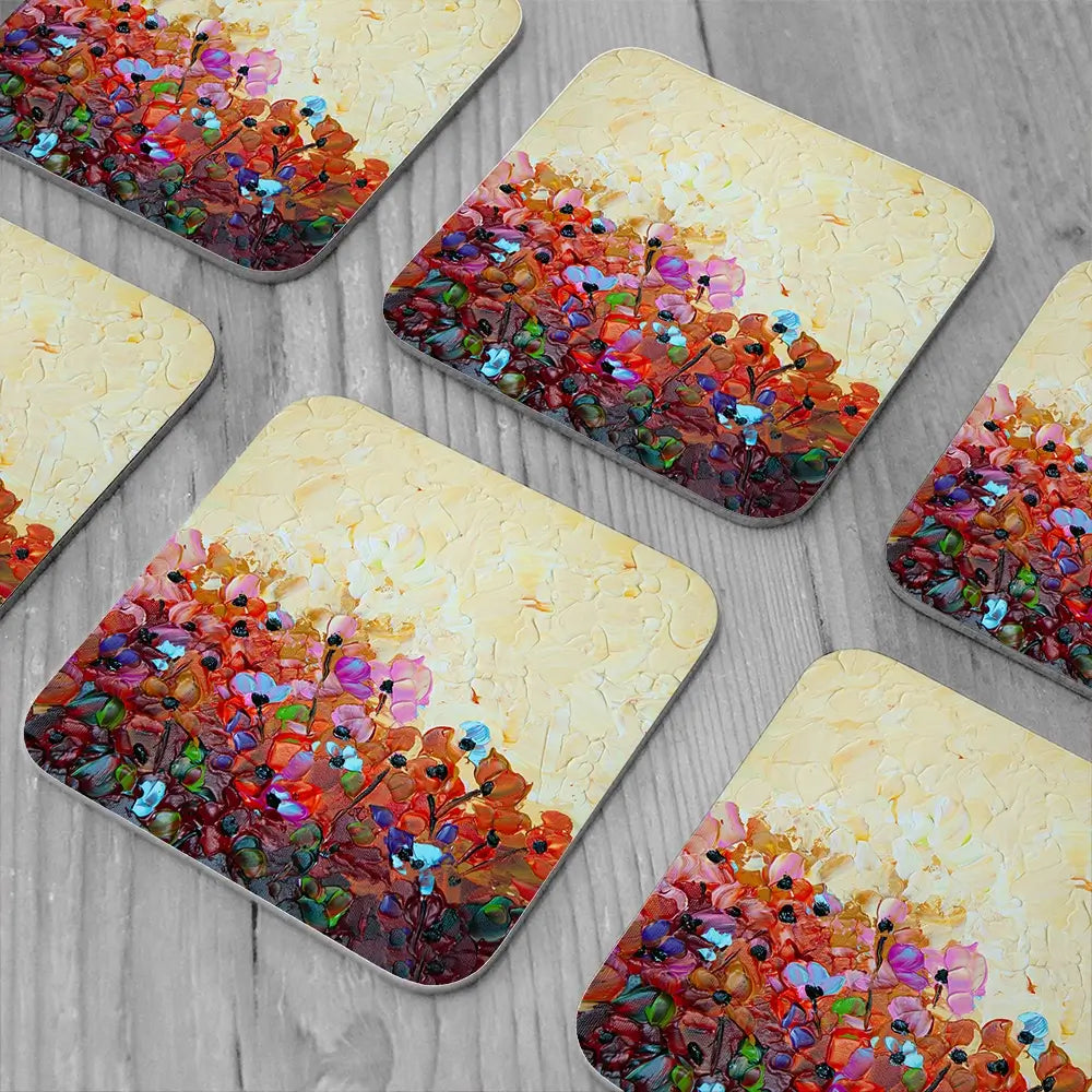 Bliss 1 Coaster Set Bliss 1 Coaster Set wall art product Osnat Tzadok