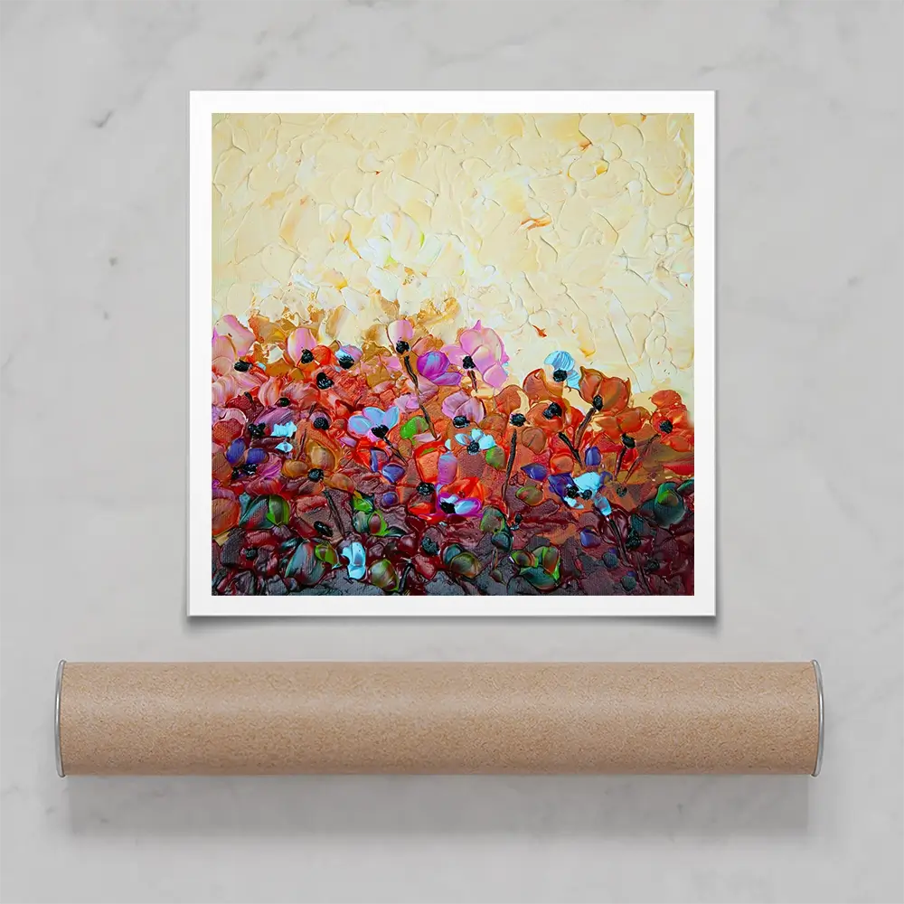 Bliss 1 Square Art Print Bliss 1 Square Art Print wall art product Osnat Tzadok