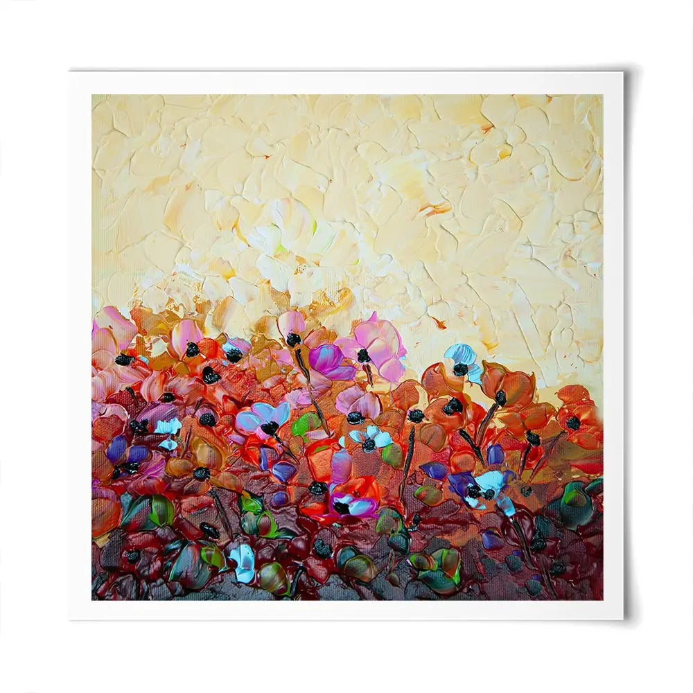 Bliss 1 Square Art Print Bliss 1 Square Art Print wall art product Osnat Tzadok