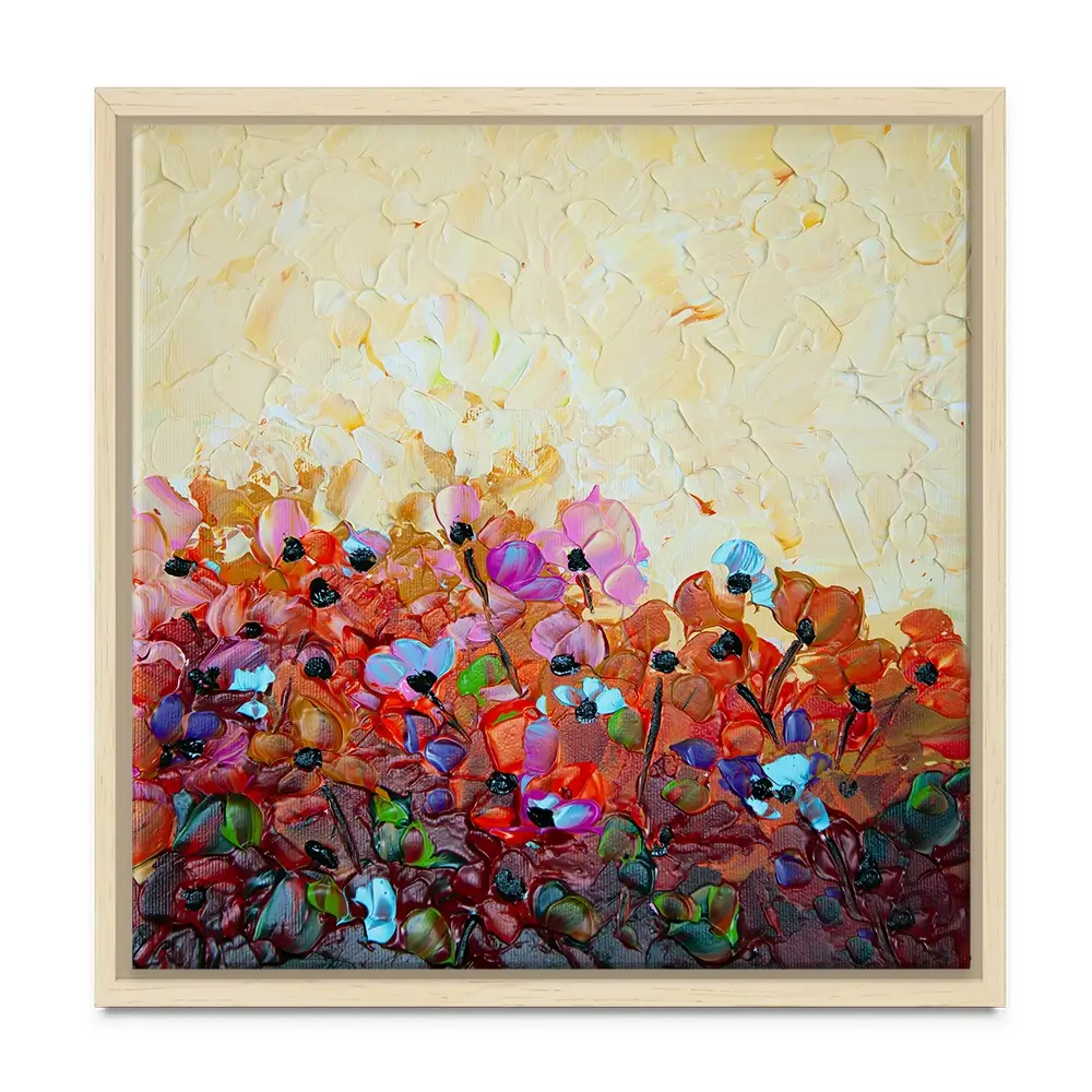 Bliss 1 Square Canvas Print Bliss 1 Square Canvas Print wall art product Osnat Tzadok