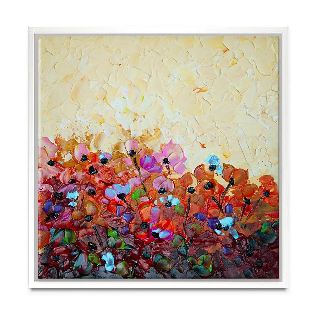Bliss 1 Square Canvas Print Bliss 1 Square Canvas Print wall art product Osnat Tzadok