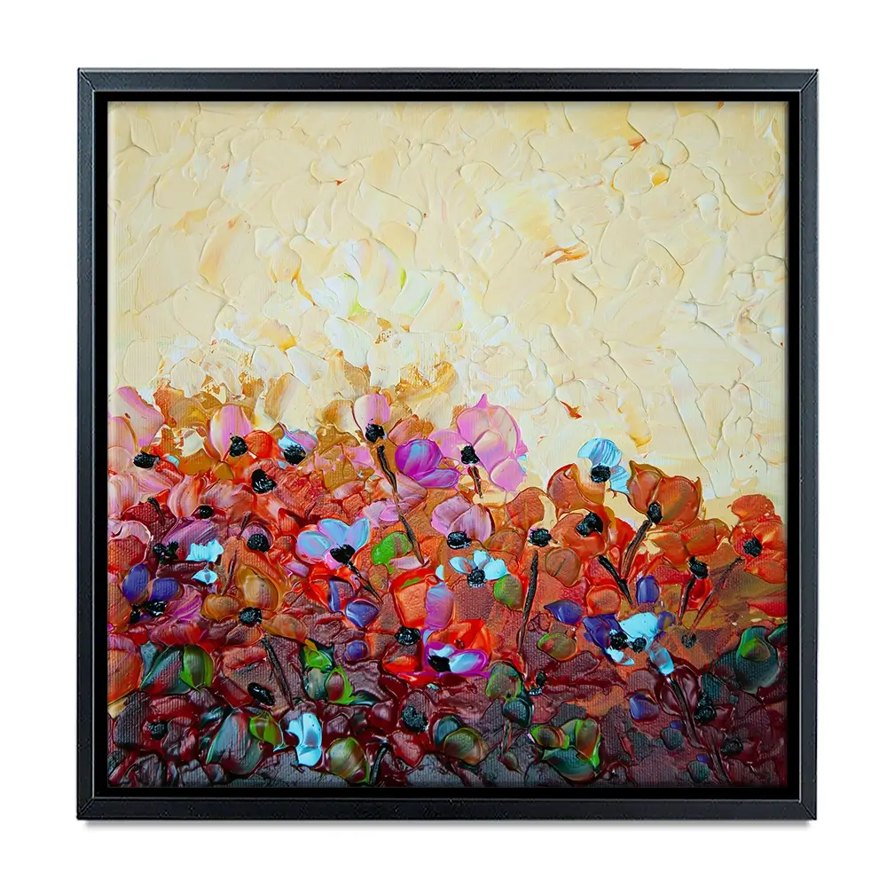 Bliss 1 Square Canvas Print Bliss 1 Square Canvas Print wall art product Osnat Tzadok