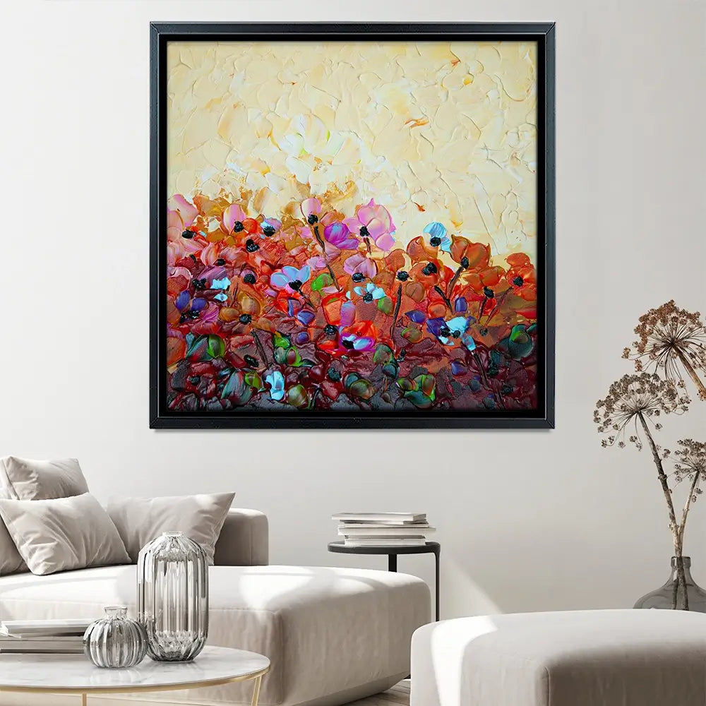Bliss 1 Square Canvas Print Bliss 1 Square Canvas Print wall art product Osnat Tzadok