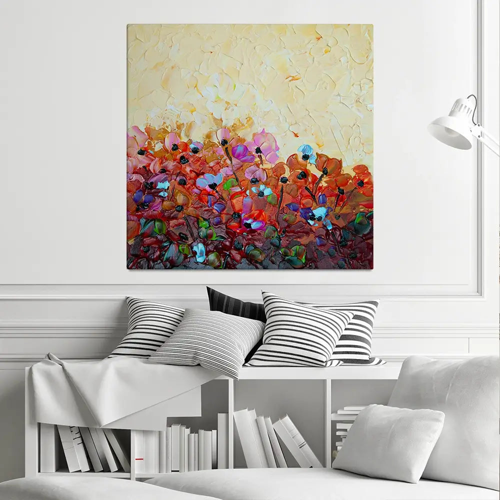 Bliss 1 Square Canvas Print Bliss 1 Square Canvas Print wall art product Osnat Tzadok