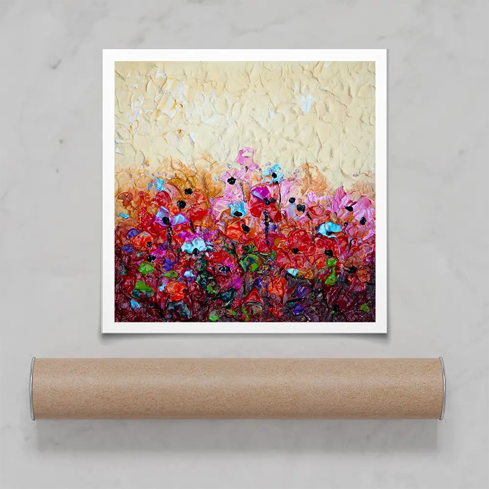 Bliss 2 Square Art Print Bliss 2 Square Art Print wall art product Osnat Tzadok