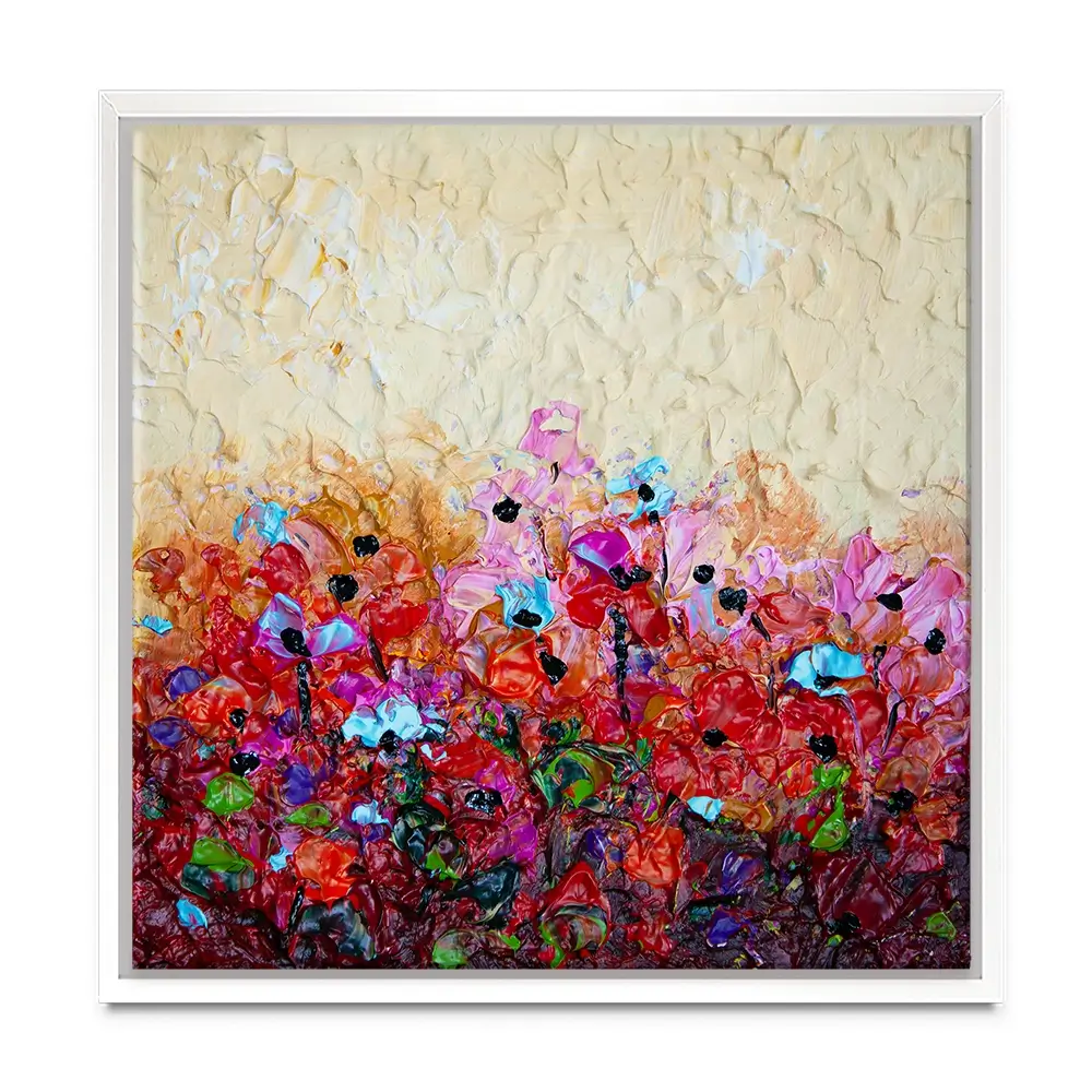 Bliss 2 Square Canvas Print Bliss 2 Square Canvas Print wall art product Osnat Tzadok