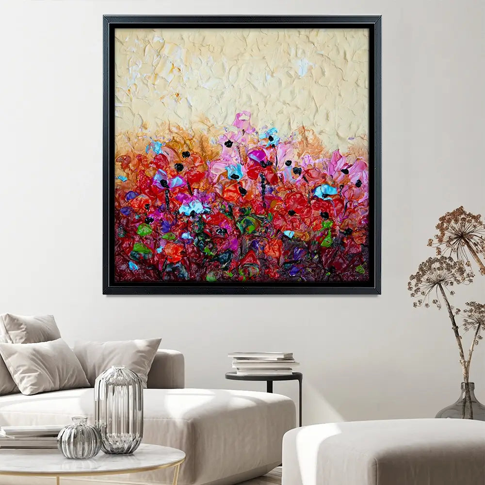 Bliss 2 Square Canvas Print Bliss 2 Square Canvas Print wall art product Osnat Tzadok