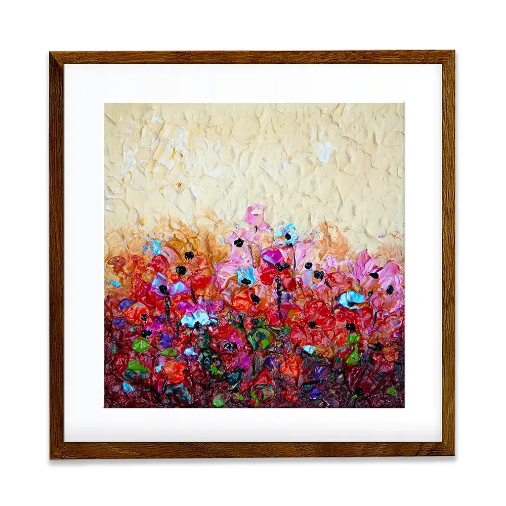 Bliss 2 Square Framed Art Print Bliss 2 Square Framed Art Print wall art product Osnat Tzadok