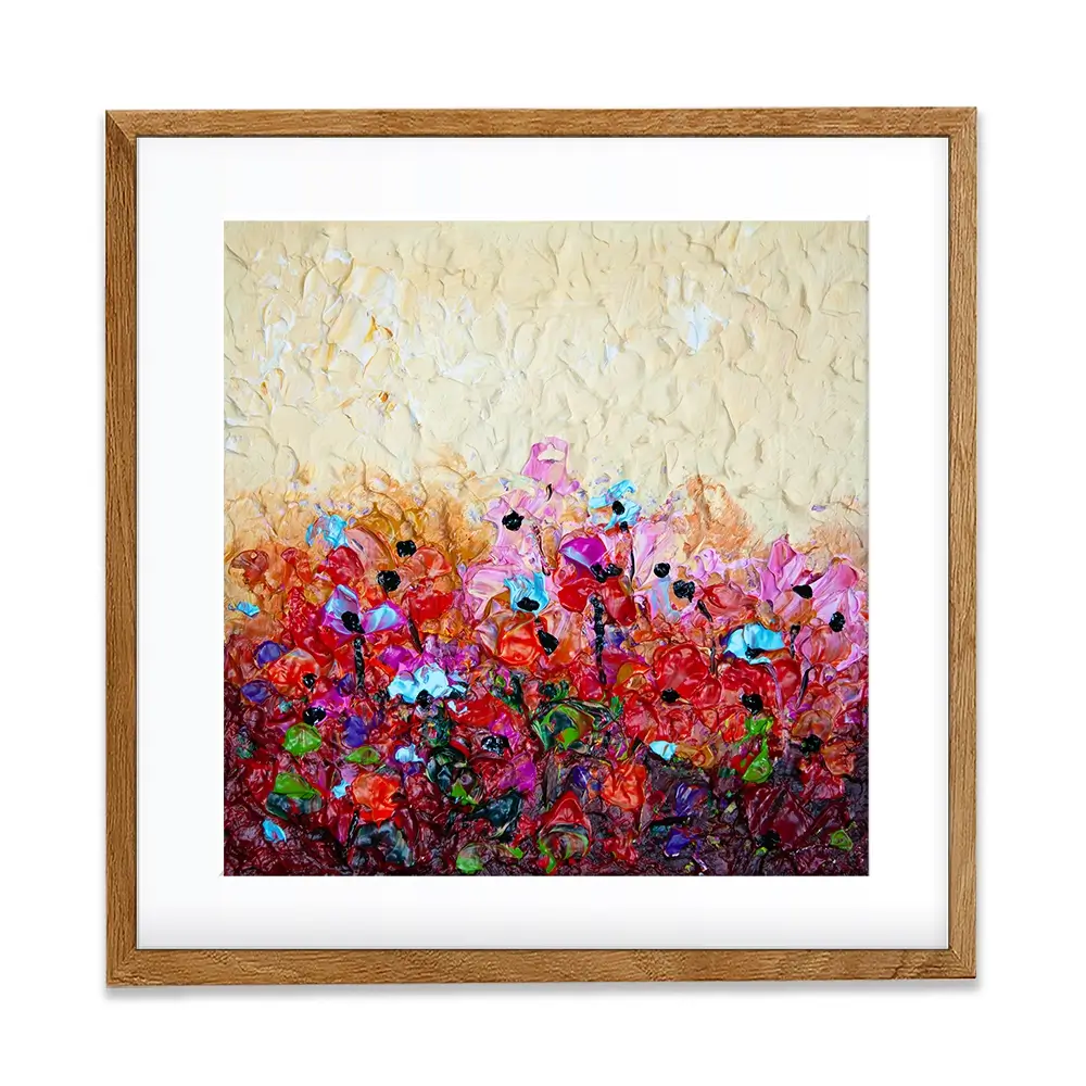 Bliss 2 Square Framed Art Print Bliss 2 Square Framed Art Print wall art product Osnat Tzadok