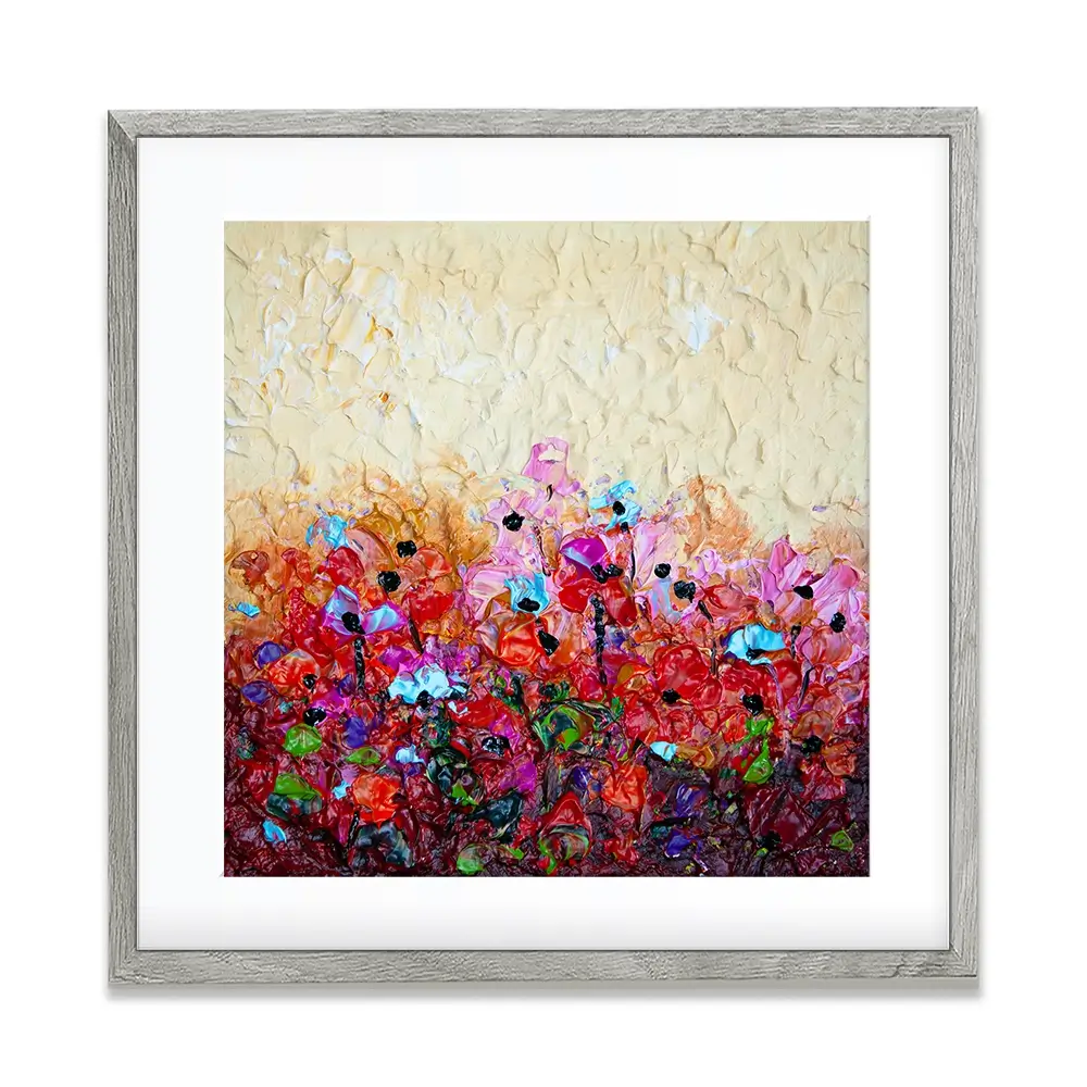 Bliss 2 Square Framed Art Print Bliss 2 Square Framed Art Print wall art product Osnat Tzadok