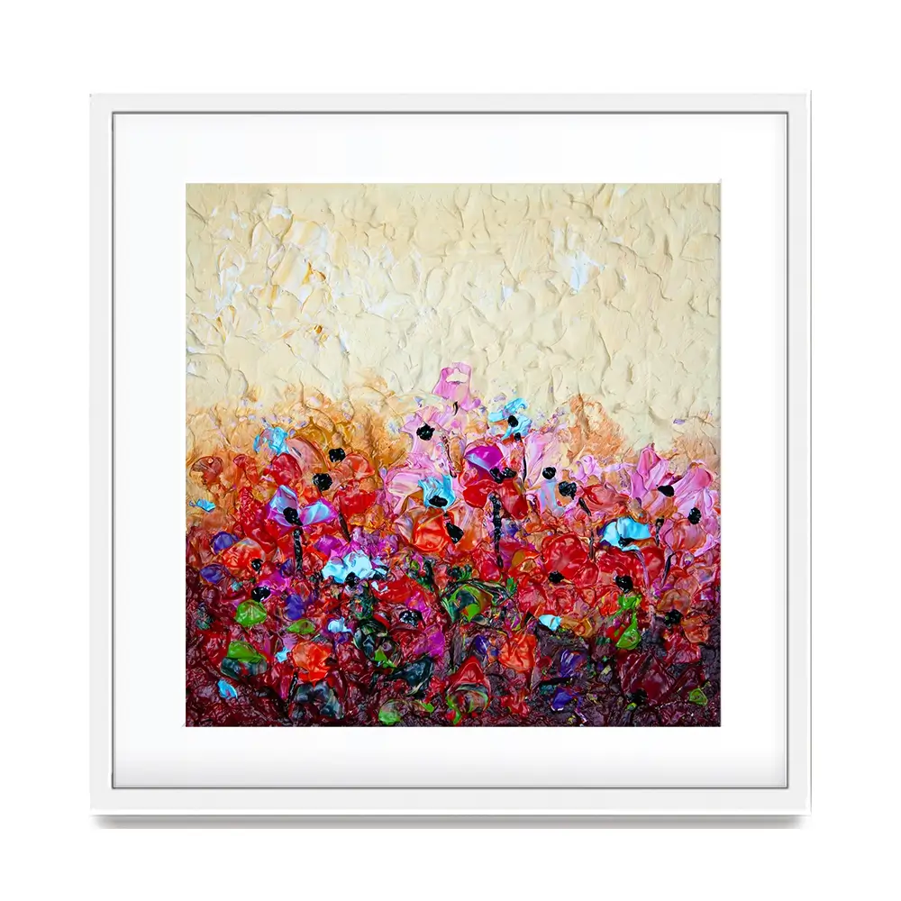 Bliss 2 Square Framed Art Print Bliss 2 Square Framed Art Print wall art product Osnat Tzadok
