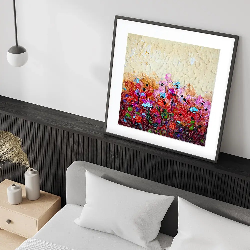 Bliss 2 Square Framed Art Print Bliss 2 Square Framed Art Print wall art product Osnat Tzadok