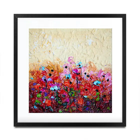 Bliss 2 Square Framed Art Print Bliss 2 Square Framed Art Print wall art product Osnat Tzadok