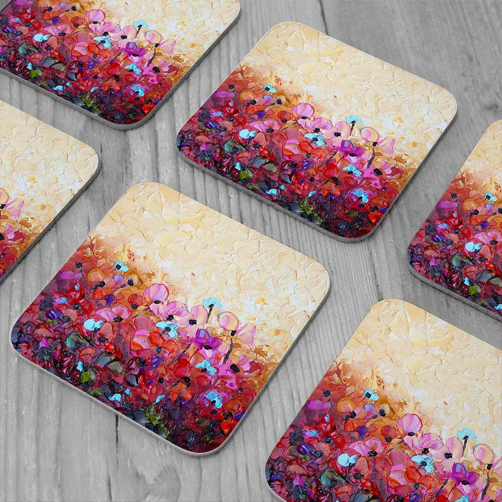 Bliss 3 Coaster Set Bliss 3 Coaster Set wall art product Osnat Tzadok