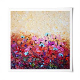 Bliss 3 Square Art Print Bliss 3 Square Art Print wall art product Osnat Tzadok