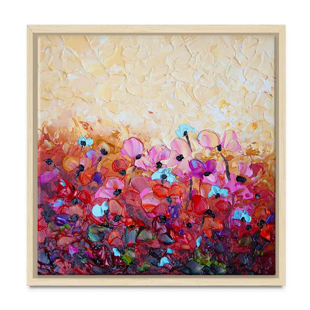 Bliss 3 Square Canvas Print Bliss 3 Square Canvas Print wall art product Osnat Tzadok