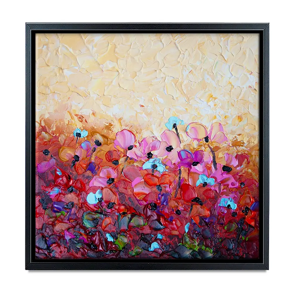 Bliss 3 Square Canvas Print Bliss 3 Square Canvas Print wall art product Osnat Tzadok