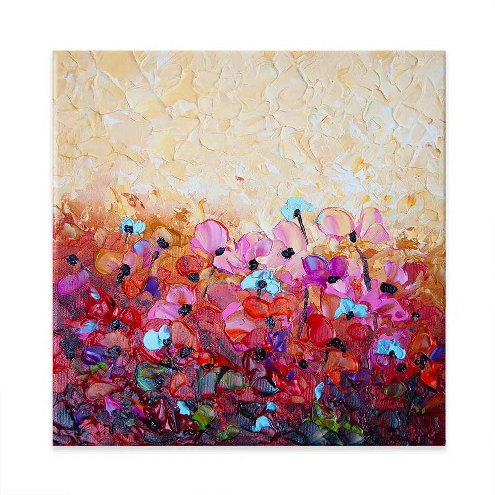 Bliss 3 Square Canvas Print Bliss 3 Square Canvas Print wall art product Osnat Tzadok