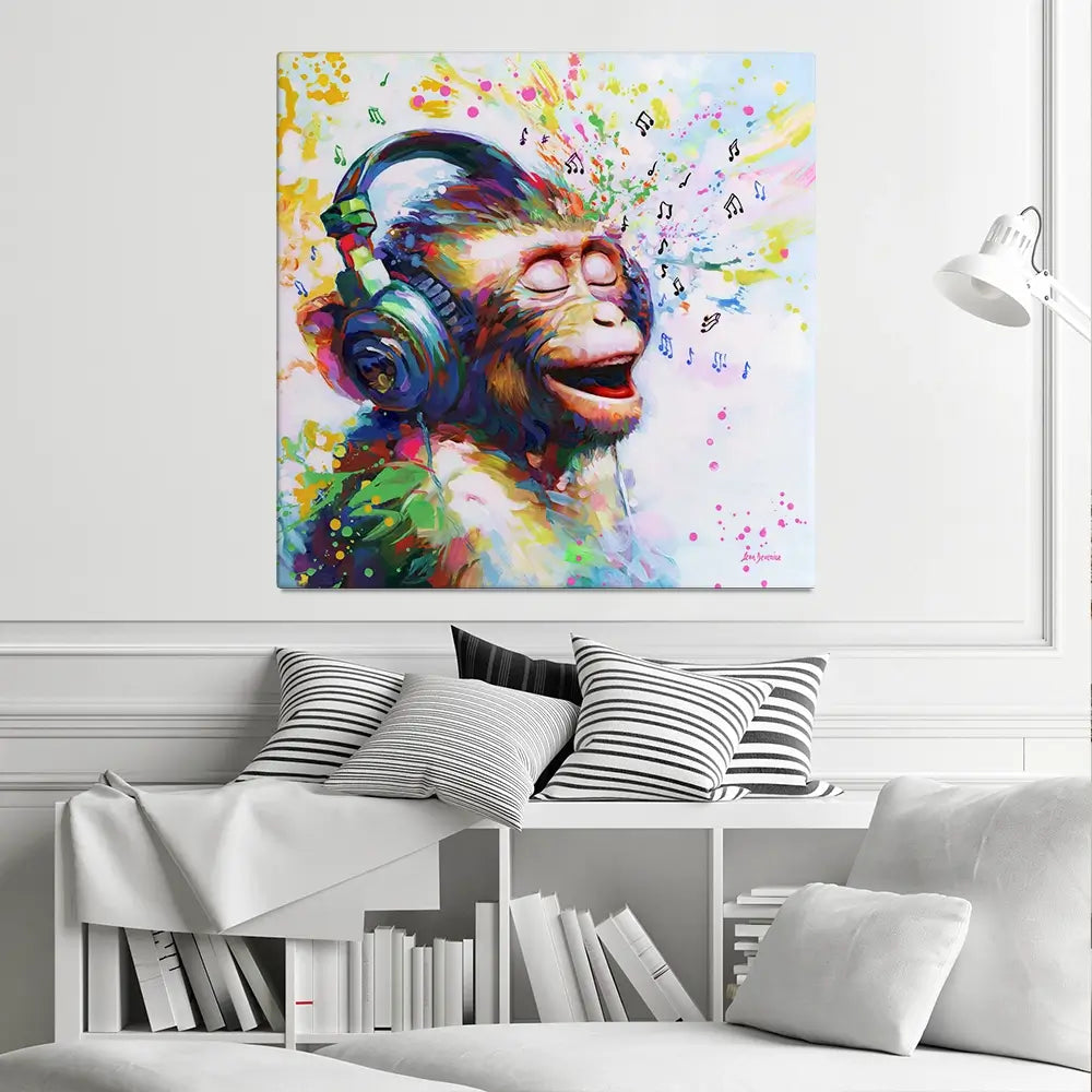Blissful Beats Canvas Print Blissful Beats Canvas Print wall art product Leon Devenice