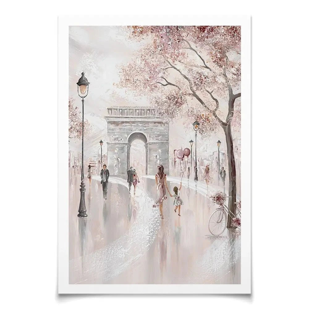 Blissful Paris Art Print Blissful Paris Art Print wall art product Isabella Karolewicz