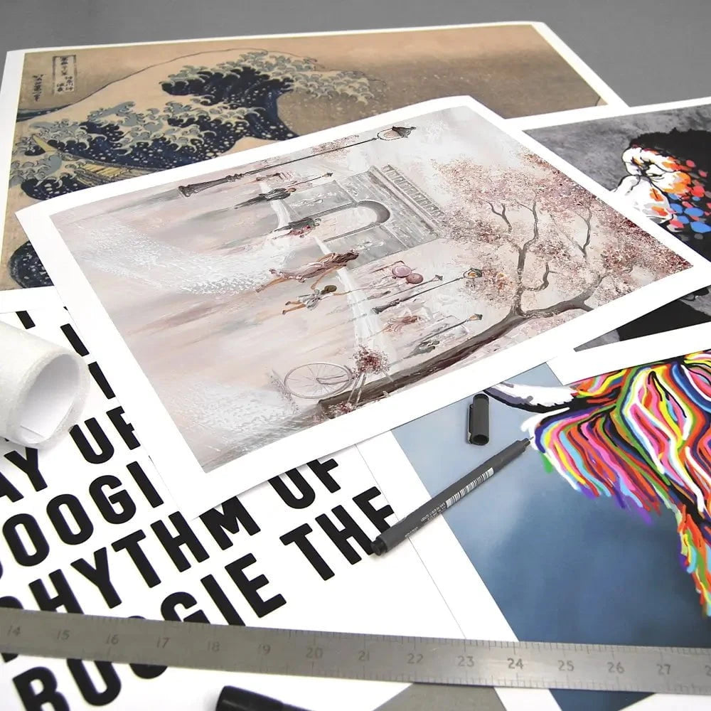 Blissful Paris Art Print Blissful Paris Art Print wall art product Isabella Karolewicz