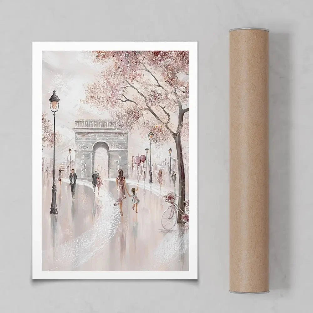 Blissful Paris Art Print Blissful Paris Art Print wall art product Isabella Karolewicz
