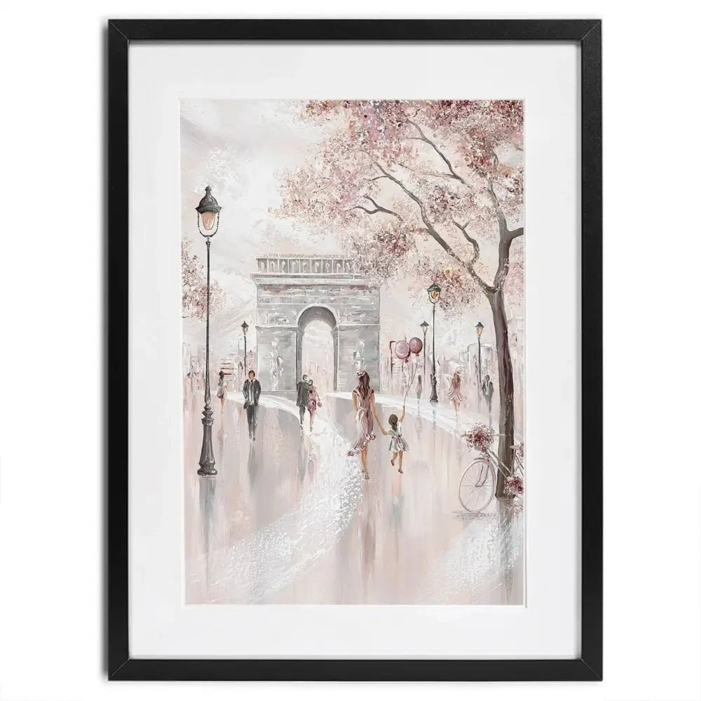 Blissful Paris Framed Art Print Blissful Paris Framed Art Print wall art product Isabella Karolewicz