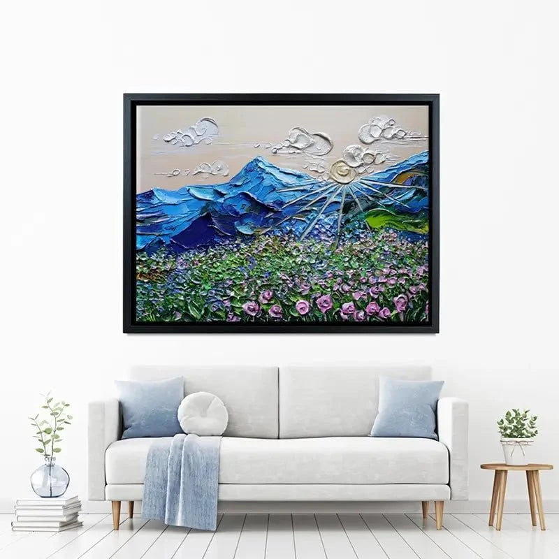 Blissful View Canvas Print Blissful View Canvas Print wall art product Nada Khatib