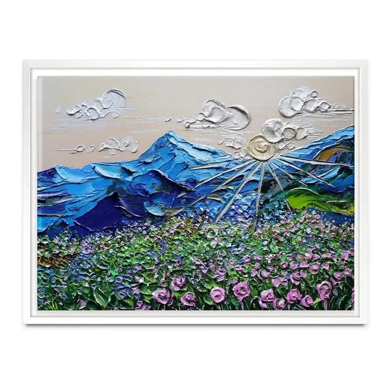 Blissful View Canvas Print Blissful View Canvas Print wall art product Nada Khatib