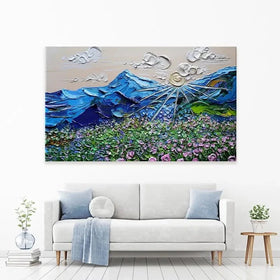 Blissful View Canvas Print Blissful View Canvas Print wall art product Nada Khatib