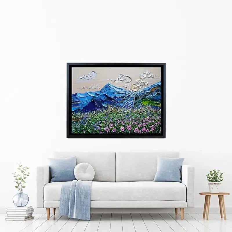 Blissful View Canvas Print Blissful View Canvas Print wall art product Nada Khatib