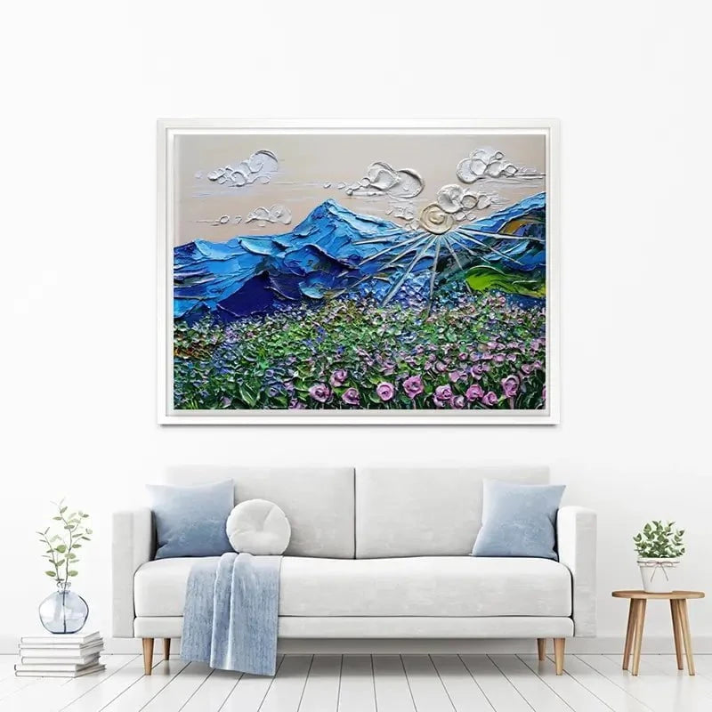 Blissful View Canvas Print Blissful View Canvas Print wall art product Nada Khatib