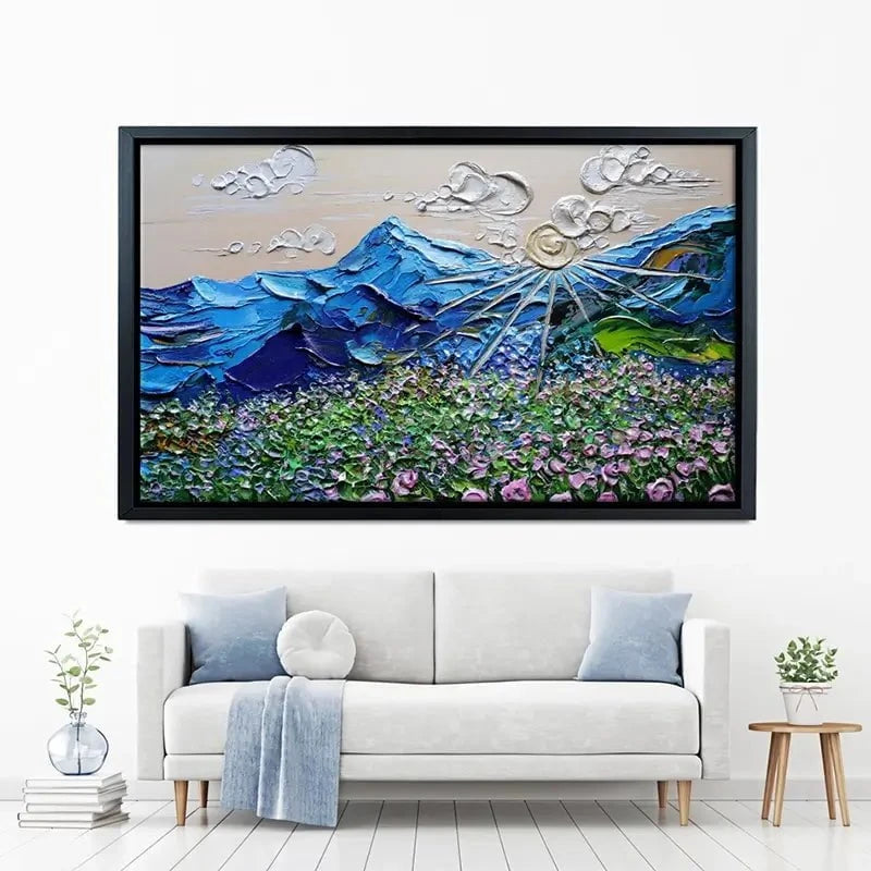 Blissful View Canvas Print Blissful View Canvas Print wall art product Nada Khatib