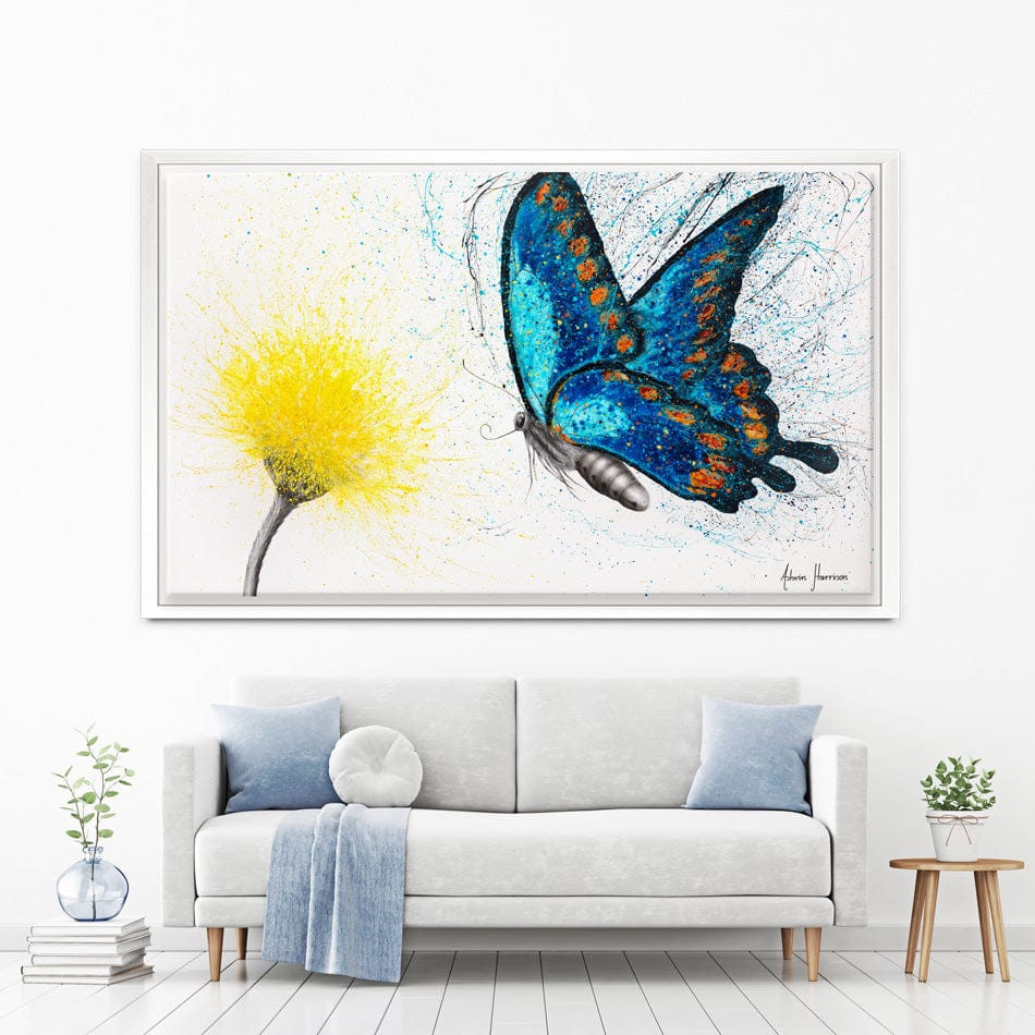 Bloomful Butterfly Canvas Print wall art product Ashvin Harrison