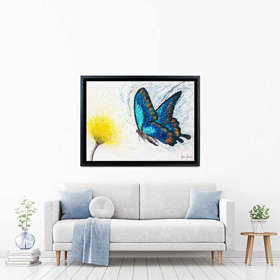 Bloomful Butterfly Canvas Print wall art product Ashvin Harrison