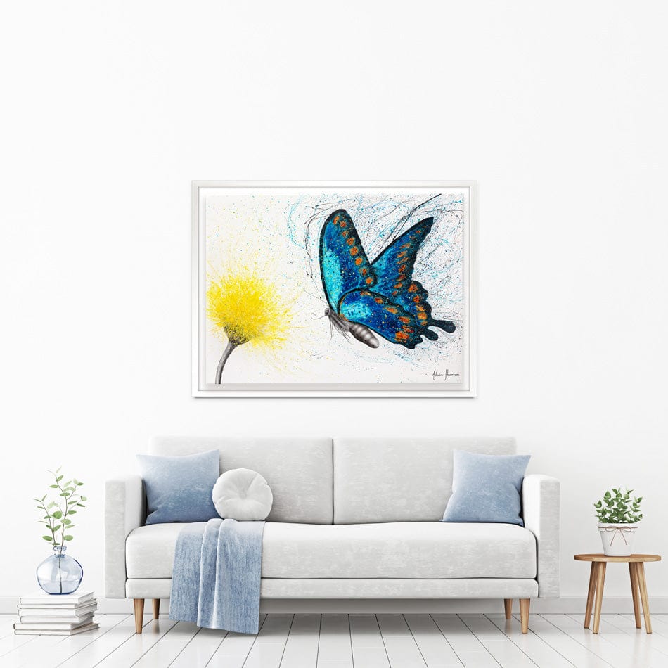 Bloomful Butterfly Canvas Print wall art product Ashvin Harrison