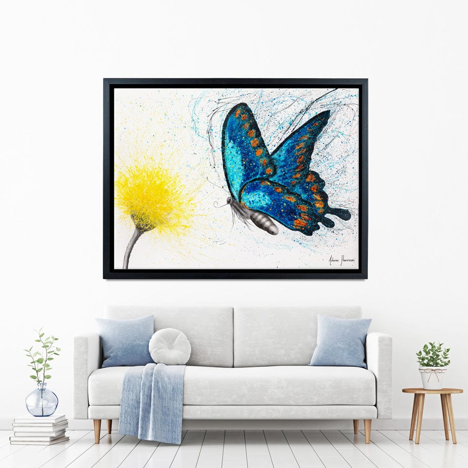 Bloomful Butterfly Canvas Print wall art product Ashvin Harrison