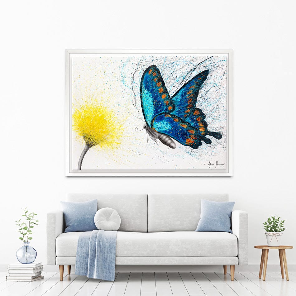 Bloomful Butterfly Canvas Print wall art product Ashvin Harrison