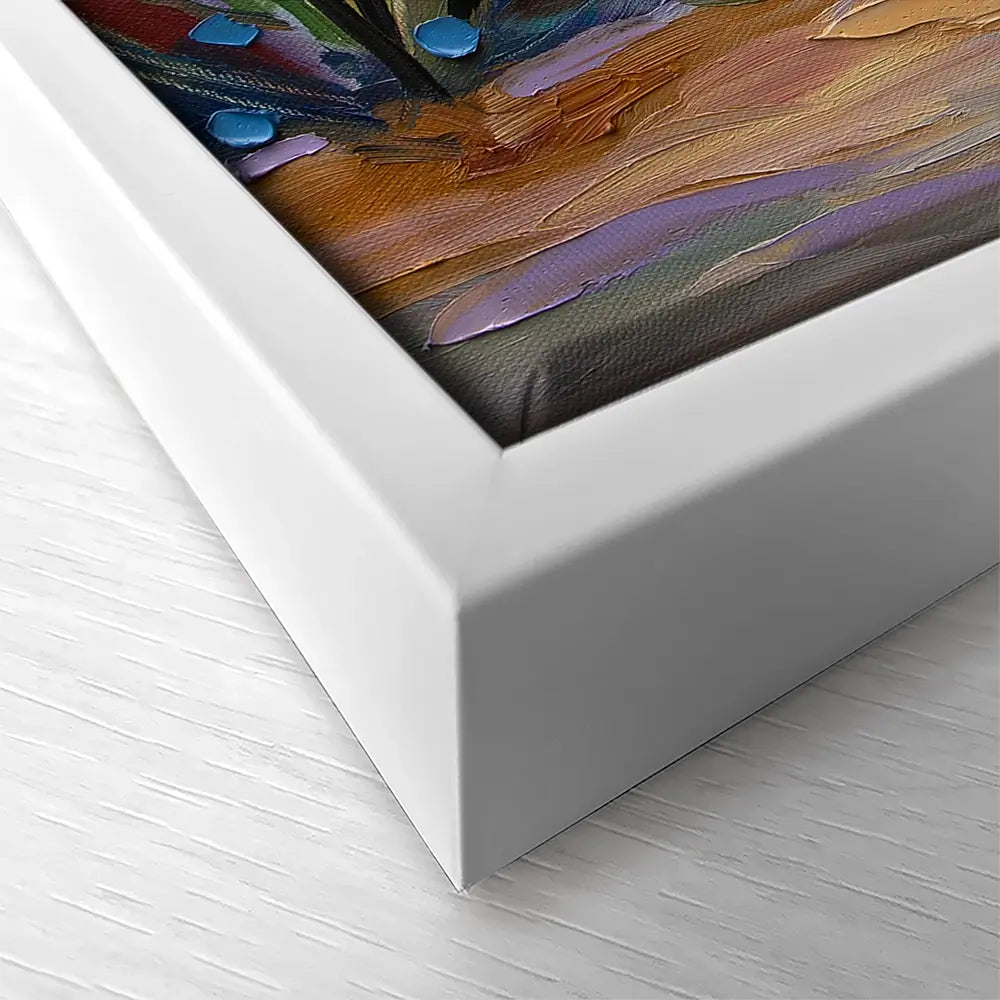 Blooming Garden Square Canvas Print Blooming Garden Square Canvas Print wall art product Ekaterina Ermilkina