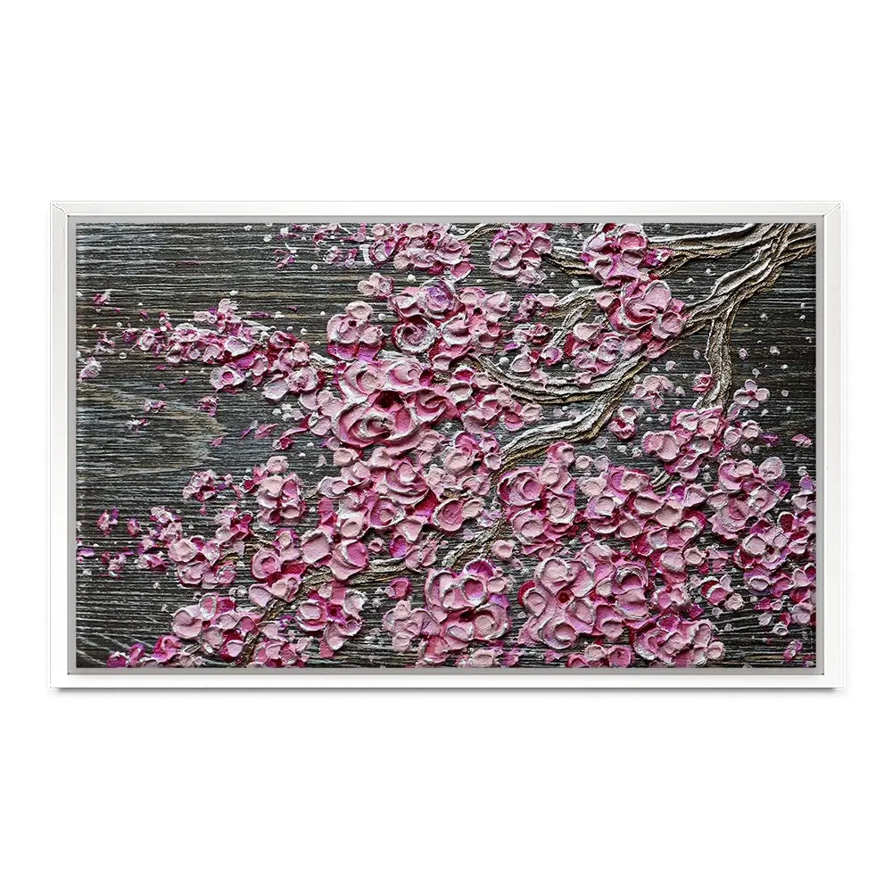 Blooming In The Night Magenta Canvas Print Blooming In The Night Magenta Canvas Print wall art product Nada Khatib