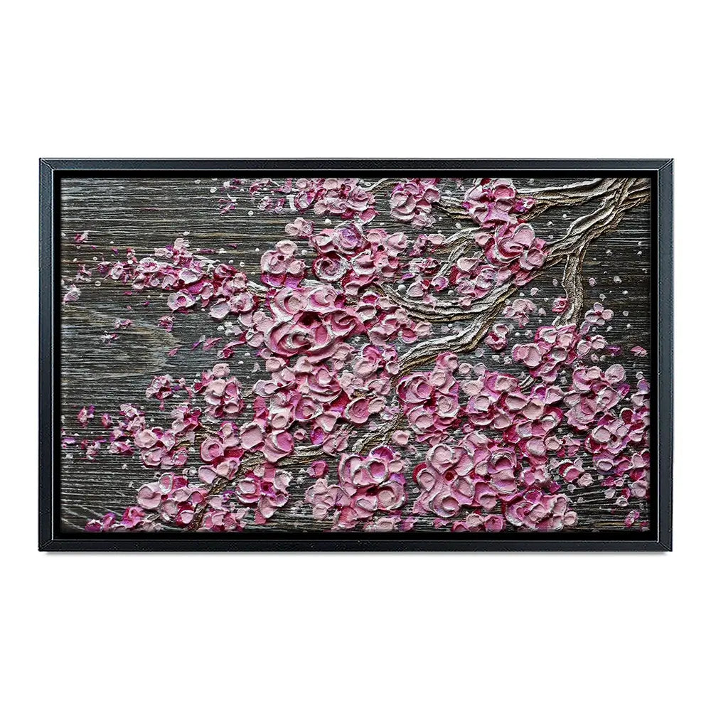 Blooming In The Night Magenta Canvas Print Blooming In The Night Magenta Canvas Print wall art product Nada Khatib
