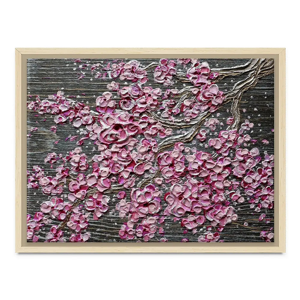 Blooming In The Night Magenta Canvas Print Blooming In The Night Magenta Canvas Print wall art product Nada Khatib