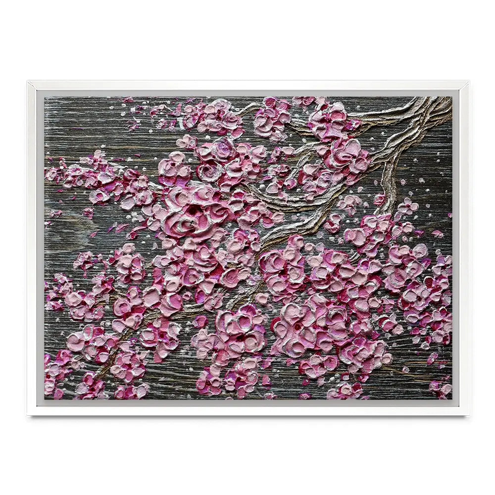 Blooming In The Night Magenta Canvas Print Blooming In The Night Magenta Canvas Print wall art product Nada Khatib