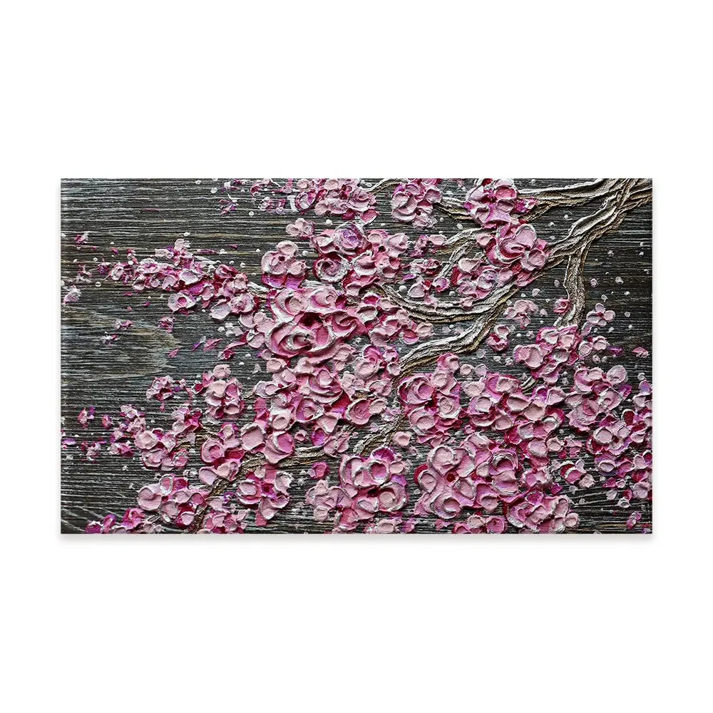 Blooming In The Night Magenta Canvas Print Blooming In The Night Magenta Canvas Print wall art product Nada Khatib