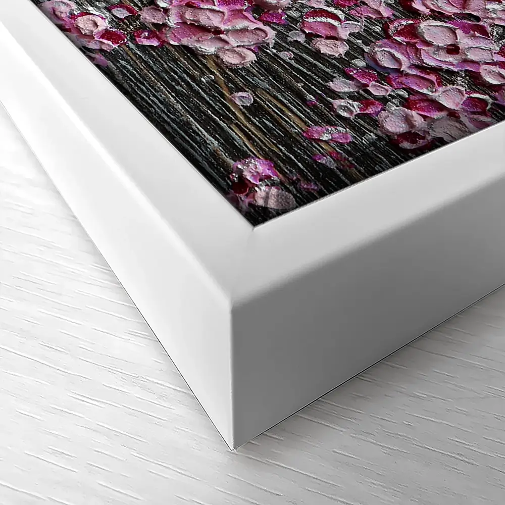 Blooming In The Night Magenta Canvas Print Blooming In The Night Magenta Canvas Print wall art product Nada Khatib